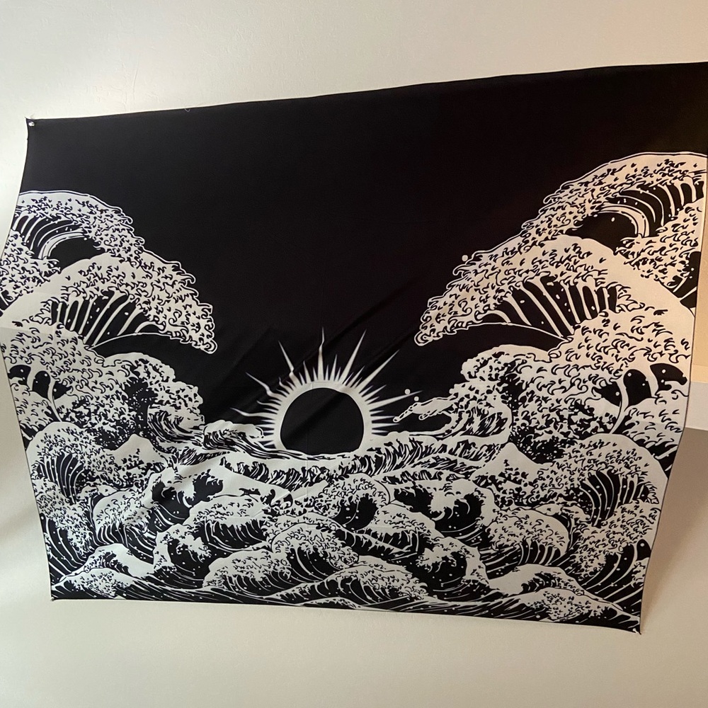 Black and White Tapestry